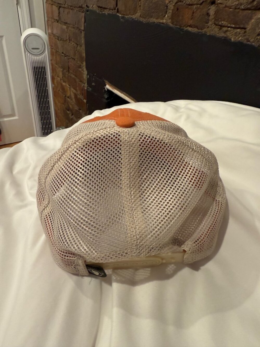 Howler Bros Orange Cream Trucker Hat Mesh Snapback Retro Style - Picture 2 of 3